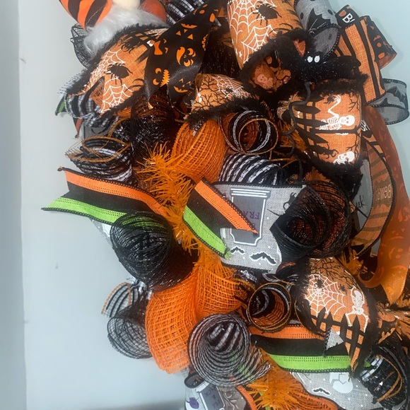 Halloween Wreath,Halloween Decor,Fall Decor,Thanksgiving,quality deco mesh - Picture 9 of 9